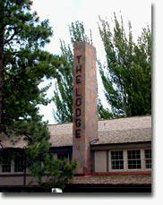 Image of the lodge at Los Alamos